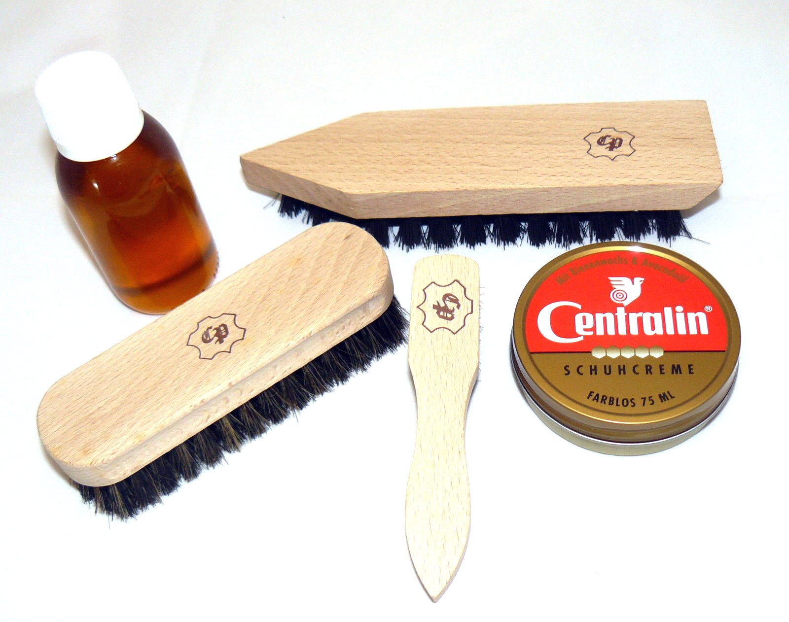 Leder - Schuhpflege Set